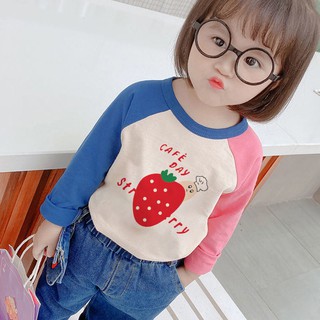 🔥เสื้อผ้าเด็กผู้หญิง🔥เสื้อกันหนาวเด็ก🥻เสื้อกันหนาวเด็กผู้หญิง👚เสื้อกันหนาวแฟชั่นพิมพ์ลาย เสื้อสเวตเตอร์ลำลองคอกลม
