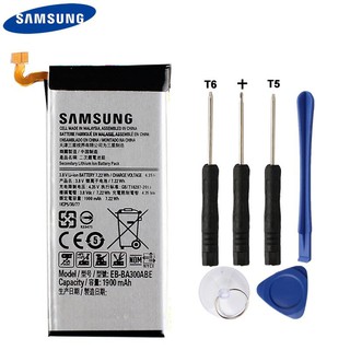 แบตเตอรี่ Samsung Original EB-BA300ABE สำหรับ SAMSUNG GALAXY A3 A3000 A3009 A300X 1900 mAh แบตเตอรี่ของแท้