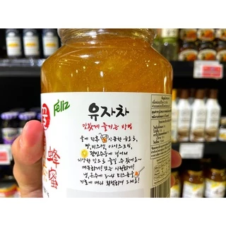 🔥🔥ขวดใหญ่ เฟลิซ ยูสุ ชาส้มเกาหลี ผสมน้ำผึ้ง 1 กิโลกรัม Honey Citron Feliz BRAND Yuzu Tea เฟลิส ยูซุ (8068)