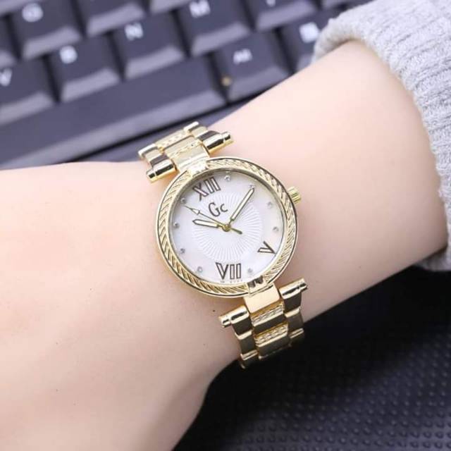 Gc GUEES COLLETION STAIN LESS SUPER สายโซ่คล้องนาฬิกาข้อมือ สําหรับผู้หญิง