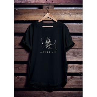 เสื้อยืดผ้าฝ้าย เสื้อยืด พิมพ์ลาย Radiohead Amnesiac Rock Band Distro สําหรับผู้ชาย และผู้หญิง