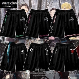 ❤️👻ถูกและดี ชุดคอสเพลย์ Anime เสื้อดาบพิฆาตอสูร ชุดชิโนบุDemon Slayer Animation Peripheral Casual Pants Summer Shorts A