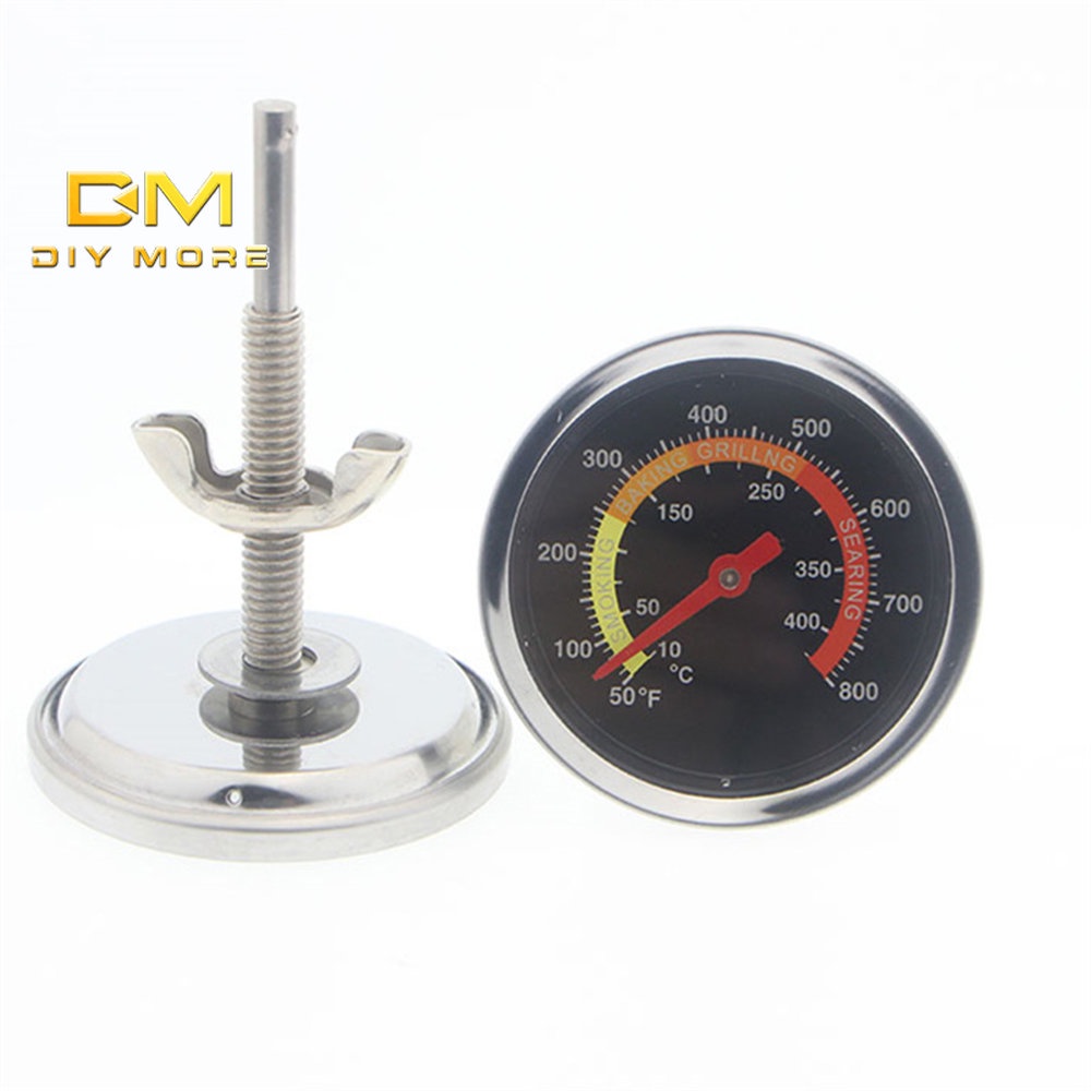 Diymore เครื่องวัดอุณหภูมิ สเตนเลส บาร์บีคิว กระจกทนความร้อนสูง ควบคุมอุณหภูมิได้อย่างแม่นยํา - รูปที่ 7