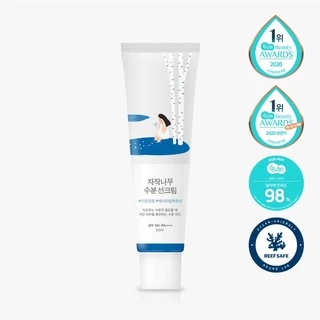 ครีมกันแดด Round Lab Birch Juice Moisturizing Sun Cream SPF50+ PA++++ 50ml กันแดดตัวดัง การันตีรางวัลจากเกาหลี