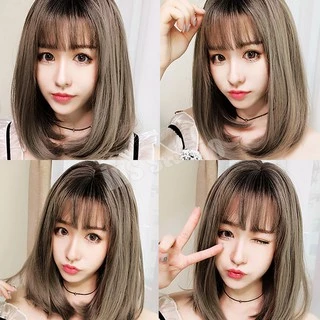 วิกผมผู้หญิงมีหน้าม้า วิกผม วิกผมสั้นเซ็กซี่