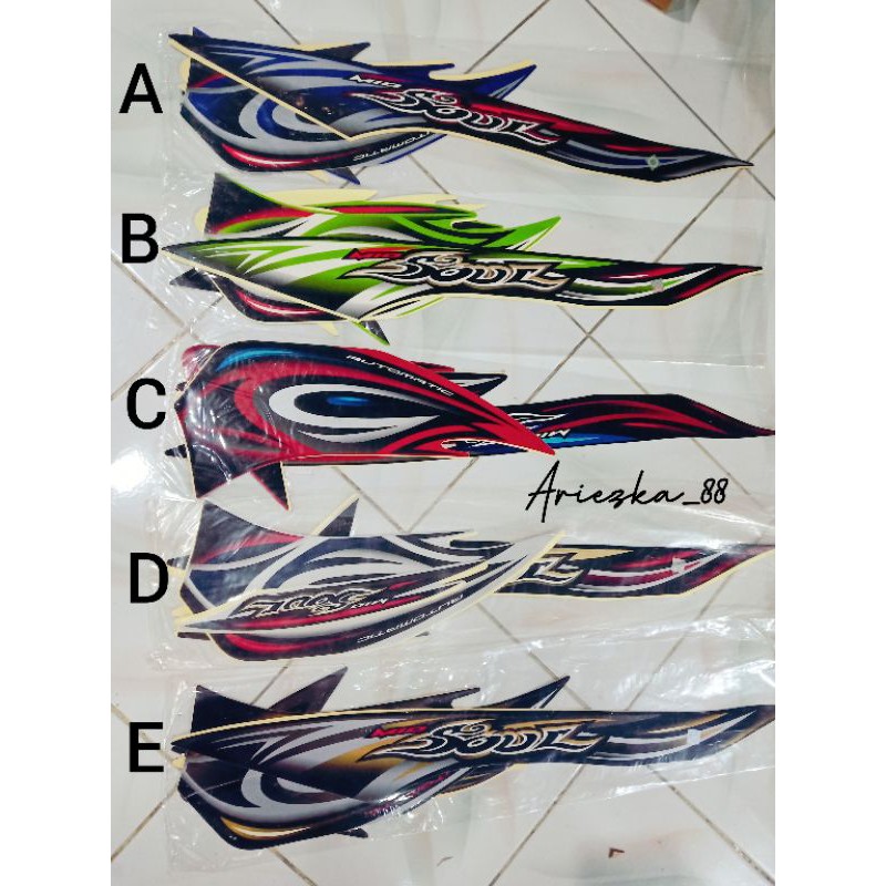 Striping Mio Soul 2008 | สติ๊กเกอร์ Yamaha mio soul ครบชุด