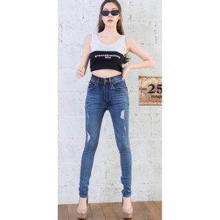 [[New arrivals]]2511 Vintage Denim Jeans by GREATกางเกงยีนส์ ผญ กางเกงแฟชั่นผู้หญิง เอวสูง ยีนส์เอวสูง