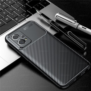 Realmi 9i Case Matte Carbon Fiber Pattern Back Cover For Realme9 Pro Plus Pro+Relme 9Pro 9Pro+ 5G Soft Shockproof Coque