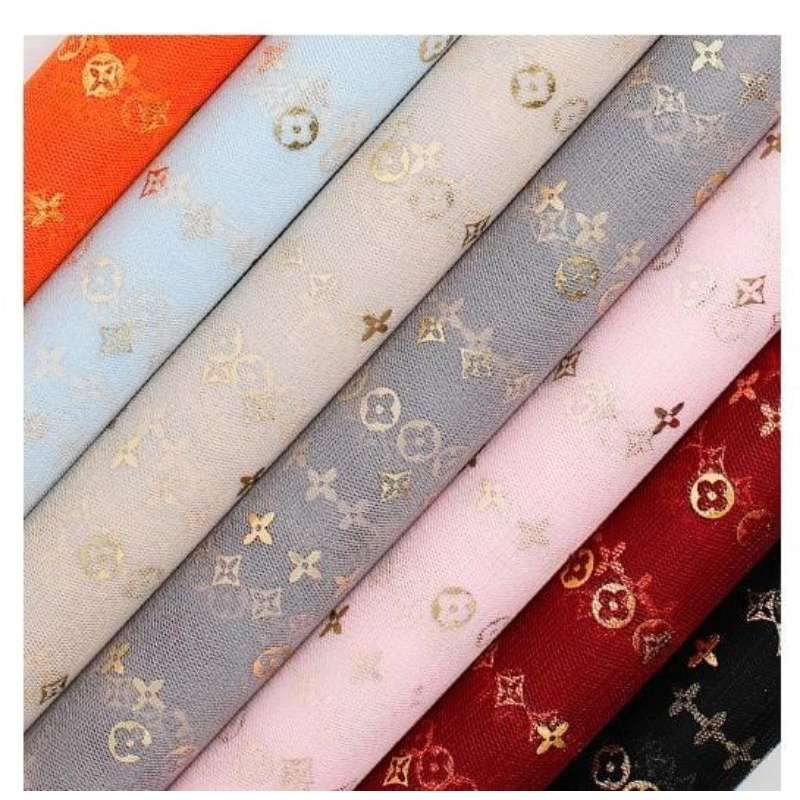 [GF] LV GAUGE FABRIC SOLD ต่อม้วน