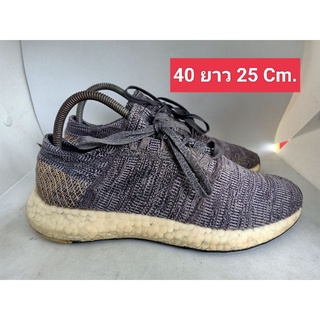 Adidas แท้ Size 40 ยาว 25 รองเท้ามือสอง ผ้าใบ แฟชั่น ทำงาน ลำลอง เที่ยว เกรด A+(P)