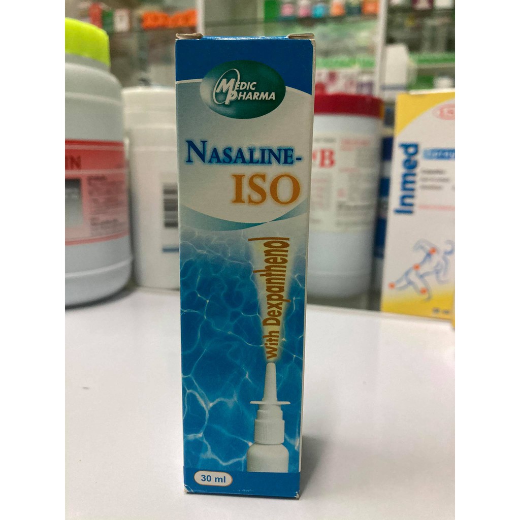 พ่นจมูก Nasaline spray 30 ml. สำหรับพ่นจมูก 30 มล. ลดเคืองจมูก จากโรคไซนัสอักเสบโรคภูมิแพ้โรค บรรเทาอาการจมูกแห้ง