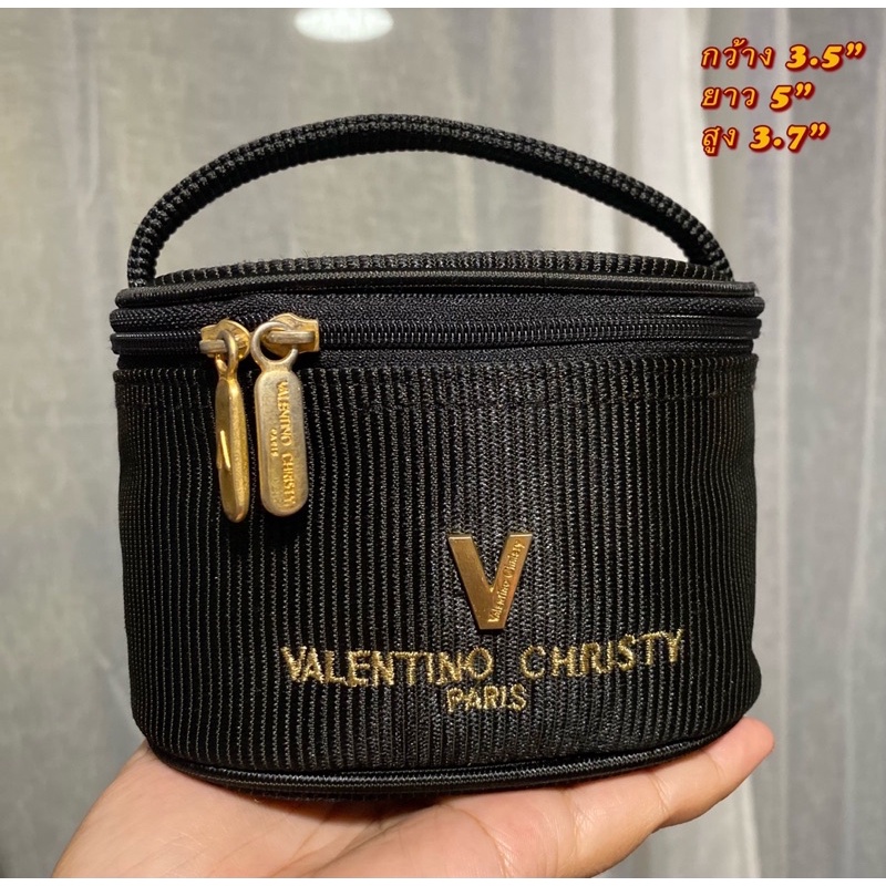 กระเป๋าใส่ของกระจุกกระจิก Valentino Christy มือสองของแท้