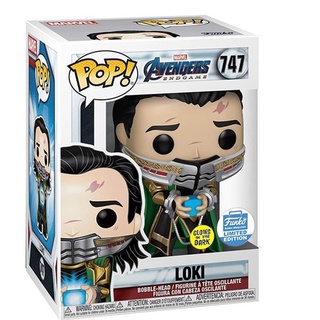 Funko Pop! Marvel《avengers: Endgame》Loki #747 โมเดลตุ๊กตาไวนิลเรืองแสงในที่มืด ของเล่นสําหรับเด็ก