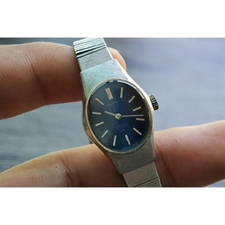 นาฬิกา Vintage แท้ มือสองญี่ปุ่น Seiko  special 23 jewels ผลิตปี 1980-90 ระบบไขลาน ชุบทองคำขาว 20.97mm