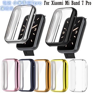 เคสป้องกันเต็มรูปแบบ สําหรับ Xiaomi Mi Band 7 Pro SmartWatch ป้องกันหน้าจอ สําหรับ MiBand 7 Pro อุปกรณ์เสริม เคสกรอบ TPU ร้อน