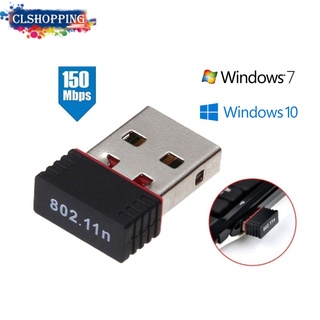 อะแดปเตอร์ไร้สาย Mini Usb Wifi 802.11N 150Mbps Usb2.0 สําหรับแล็ปท็อป