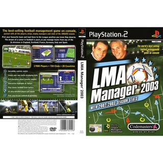 LMA MANAGER 2003 [PS2 EU : DVD5 1 Disc]