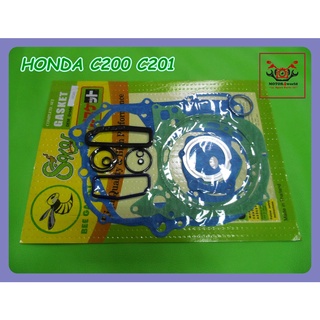 HONDA C200 C201 ENGINE GASKET COMPLETE SET // ปะเก็นเครื่อง "ตราผึ้ง" ชุดใหญ่ ครบชุด สินค้าคุณภาพดี