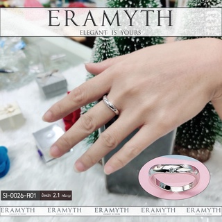 Eramyth Jewelry แหวน เงินแท้ SI-0026-R01 งานฝังเพชรสวิลCZ สินค้ามาตรฐานส่งออก(สินค้าพร้อมส่ง)