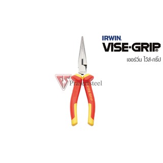 IRWIN VISE-GRIP คีมปากแหลม หุ้มฉนวน ขนาด 8 นิ้ว (1 อัน)