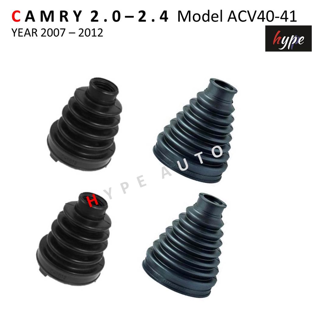 *** SET ***  ยางกันฝุ่นเพลาขับ ยางหุ้มเพลา ครบชุด คัมรี่ CAMRY 2.0 - 2.4 โมเดล ACV40 - 41 ปี 2007 - 