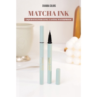 อายไลเนอร์ ซีเวนน่า คัลเลอร์ มัทฉะ อิงค์ ลิควิด Sivanna Colors Matcha Ink Liquid eyeliner long-lasting Waterproof HF9029