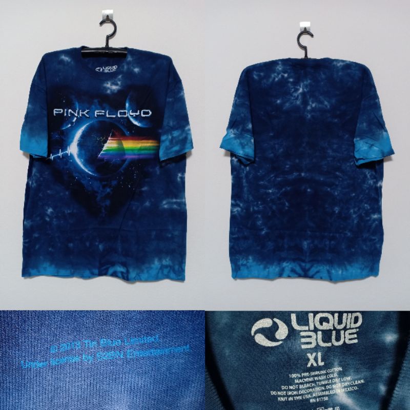 เสื้อวง PINK FLOYD BY  LIQUID BLUE สินค้าลิขสิทธิ์แท้ มือ1 นำเข้าจากUSA
ป้าย สกรีนคอ Liquid Blue
