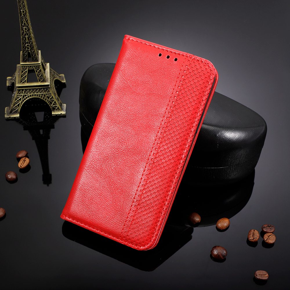 Casing Huawei Nova 8i Vintage Flip Cover Nova8i Magnetic Wallet Case PU Leather Cases Card Holder #8