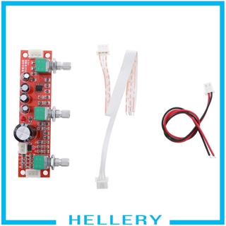 [HELLERY] NE5532 Stereo Circuit Board Preamplifier Tone Adjustment Volume Control Unit