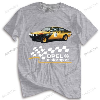 ถูกสุดๆเสื้อยืด ผ้าฝ้ายนิ่ม พิมพ์ลาย Opel Kadett GTE Rallye Rally WRC ทรงหลวม แฟชั่นฤดูร้อน สําหรับผู้ชาย และผู้หญิง