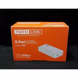 TOTOLINK 8-PORT 10/100MBPS DESKTOP SWITCH รุ่น S808