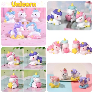 โมเดลม้า Unicorn ยูนิคอร์น ม้ายูนิคอร์น ม้า ตุ๊กตาเรซิ่น ตกแต่งเค้ก ตกแต่งบ้าน ตกแต่งสวน (พร้อมส่ง)