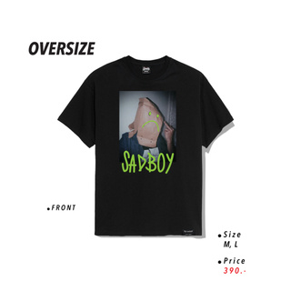 ราคาFifty Cent ® เสื้อ Oversize ไซส์ใหญ่ รุ่น Sad Boy สีดำ ชาย หญิง M L / OsS-3XL