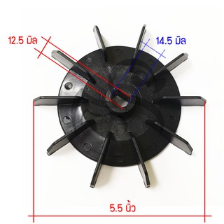ใบพัดมอเตอร์ ใบพัดปั๊มลมโรตารี่ ใบพัด แบบใหม่