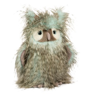 ตุ๊กตานิ่ม แบรนด์ ดักลาส Douglas ตุ๊กตานกฮูก เดลเฟีย Delphia Owl Fur Fuzzle ขนาด 11.5 นิ้ว