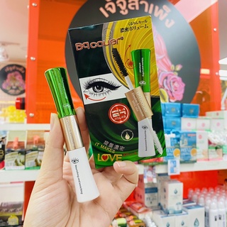 มาสคาร่าเขียว ตัวใหม่ล่าสุด (2 หัว) Bq Cover Double Extension Mascara ODBO ฉลากไทย มาสคาร่า ขนตายาว ขนตางอน กันน้ำ