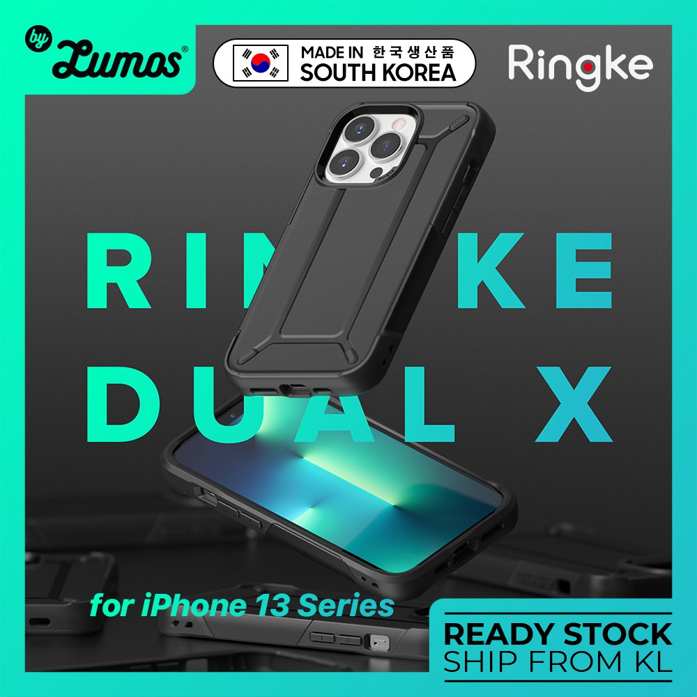 Ringke DX เคสโทรศัพท์มือถือ แบบสองชั้น กันกระแทก สําหรับ iPhone 13 Pro 13 Pro Max