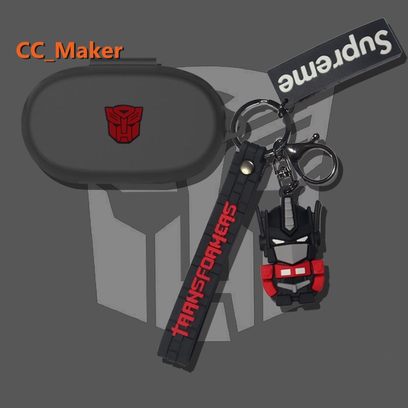 Jabra Elite 7 Pro / 7Active Case Cartoon Spiderman Captain America Keychain Pendant Silicone Soft Sh