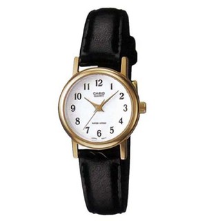 Casio Standard นาฬิกาข้อมือผู้หญิง - สีเงิน สายหนังสีดำ รุ่น
LTP-1095Q-7B