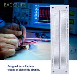 BACK2LIFE Mini Bread board DIY PCB Breadboard Universal White Circuit Board SYB-120 Solderless For arduino Electronic experimental/Multicolor