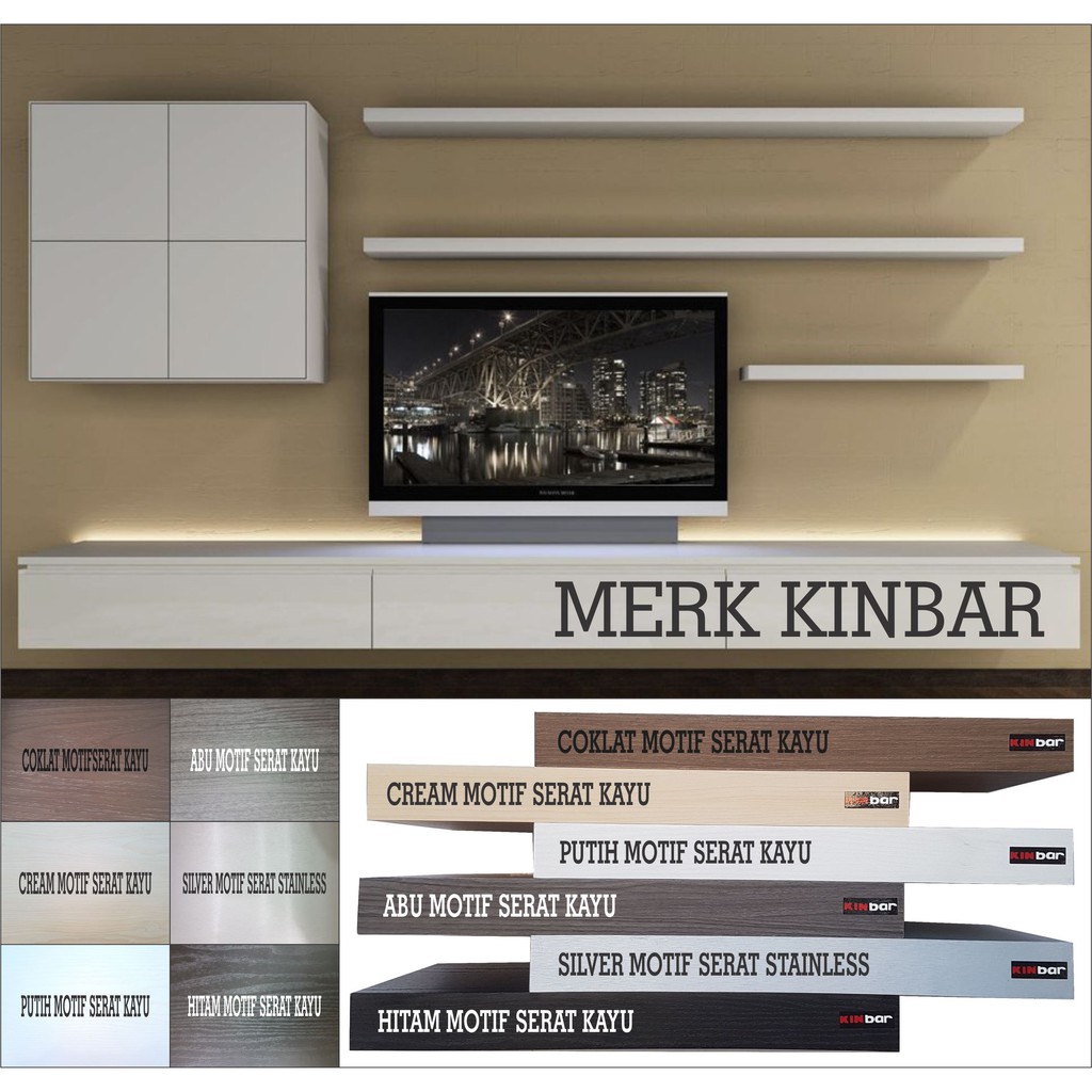 ชั้นวางของติดผนัง/ชั้นวางลอยขนาด 40x10x4 ซม. KINNBAR MB399