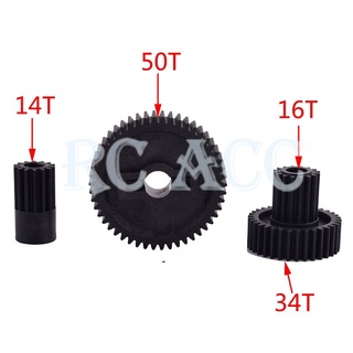 R86410 ชุดเกียร์พลาสติก 50T+14T+34T+16T สําหรับ 1/10 RGT 136100อะไหล่รถบังคับตีนตะขาบ V3