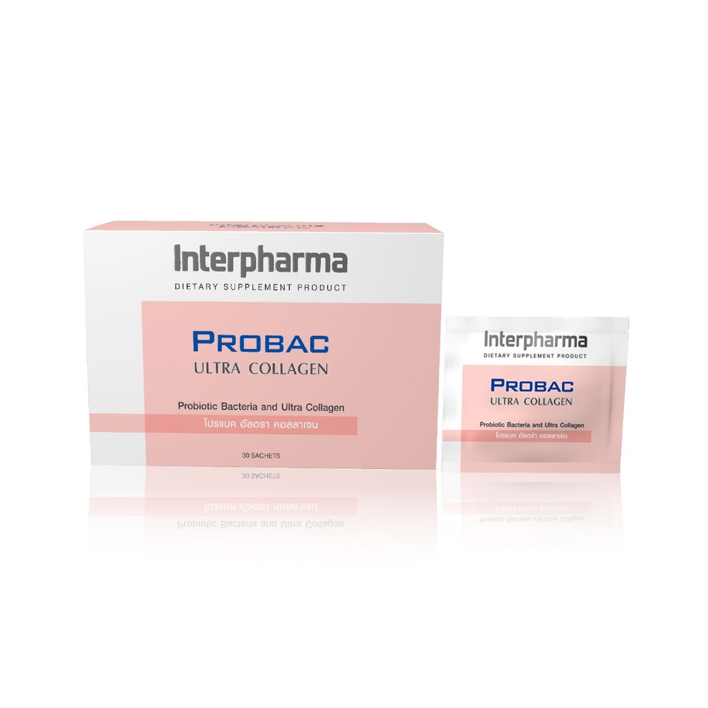 Probac Ultra Collagen กล่องละ 30 ซอง ชะลอริ้วรอยแห่งวัย, ลดความหย่อนคล้อยของผิว, ช่วยเรื่องระบบขับถ่าย - รูปที่ 6