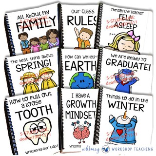 Class Book Templates for the Entire Year Bundle (37 Book Templates)Kindergarten, 1st, 2nd,การเรียนภาษาอังกฤษสำหรับเด็ก