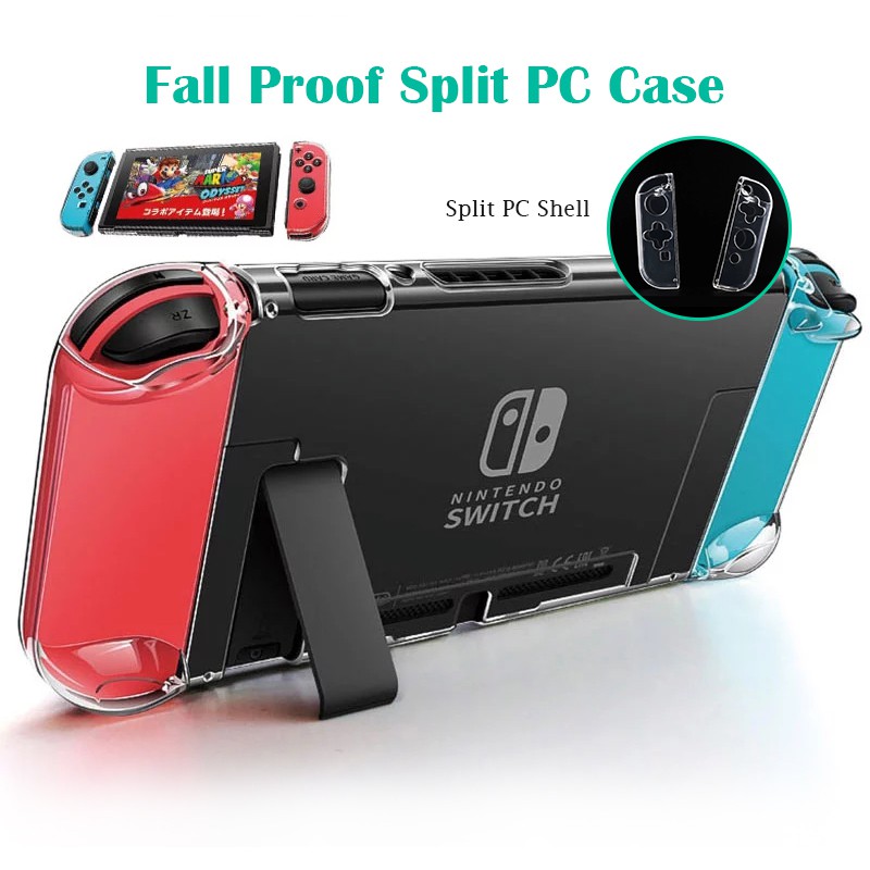 เคสใส Nintendo Switch เนื้อนิ่ม กันกระแทก Case ใส่ Dock ใส่ง่าย ได้ Nintendo Switch เคสคอนโซล เคสป้องกัน switch case