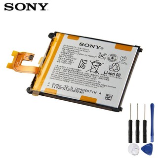 แบตเตอรี่ LIS1543ERPC สำหรับ Sony Xperia Z2 SO - 03 D6502 D6503 L50w Sirius ของแท้แบตเตอรี่ 3200 mAh