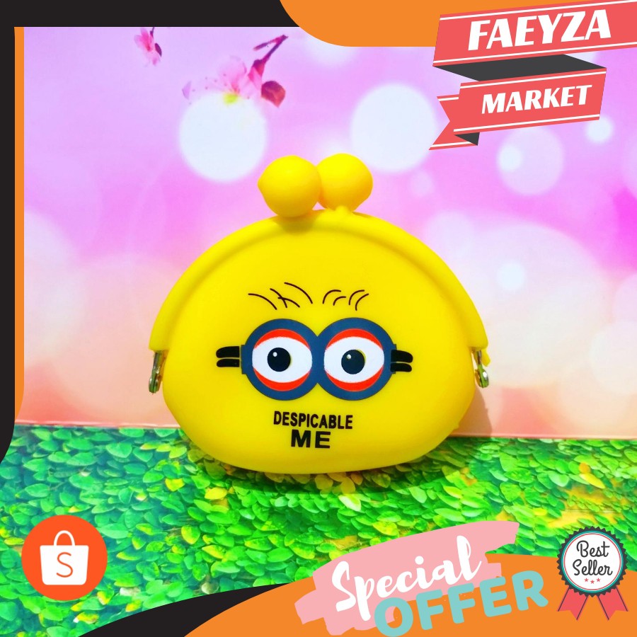 Minion2 Character Silicon Coin Purse / Pocket Coin / Headphone Bag