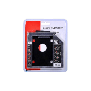 (กรุงเทพฯ ด่วน 1 ชั่วโมง)(240) ถาดแปลง Second HDD Caddy 12.7mm Bracket DVD-ROM CD Optical Bay Tray รับประกัน1เดือน