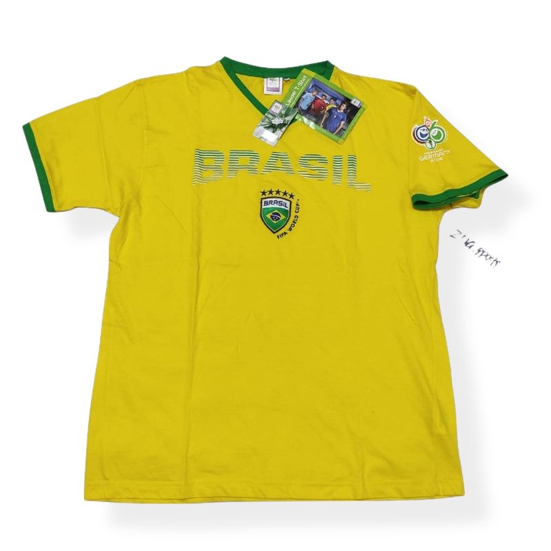 2006 Fifa World Cup Merch เสื้อยืดบราซิล