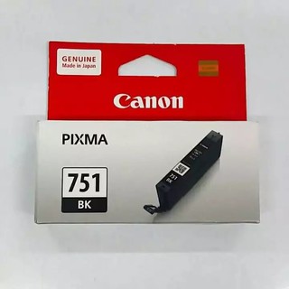 Canon CLI-751BK INK CARTRIDGE ตลับหมึกอิงค์เจ็ท ยี่ห้อ แคนนอน รุ่น CLI-751 สีดำของแท้